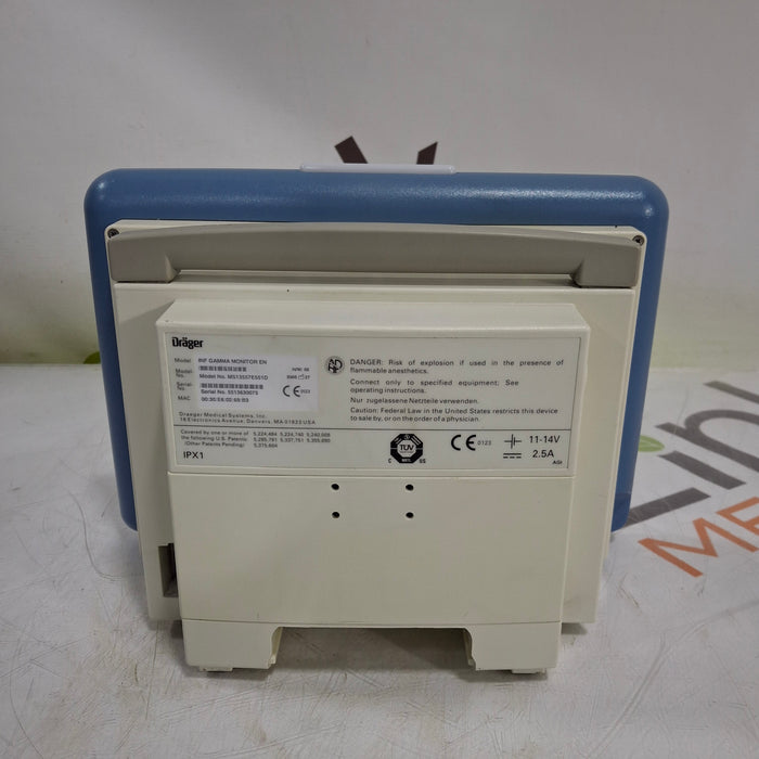 Draeger Medical Infinity Gamma Patient Monitor
