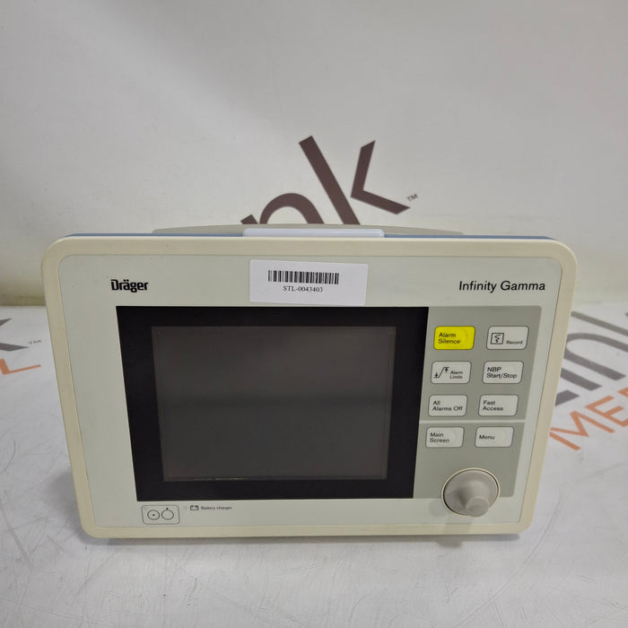 Draeger Medical Infinity Gamma Patient Monitor