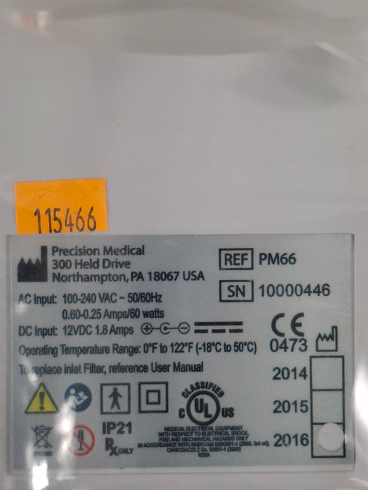 Precision Medical Easy Go Vac PM66 Aspirator