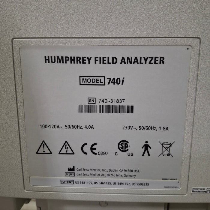 Carl Zeiss 740i Humphrey Field Analyzer