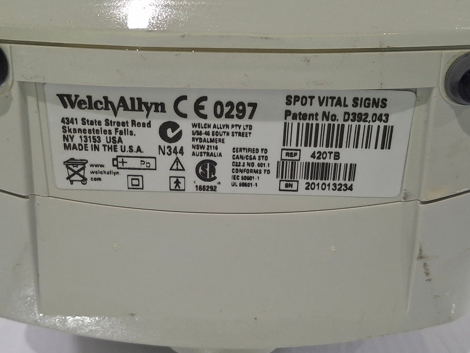 Welch Allyn Spot 420 - NIBP, Temp Vital Signs Monitor