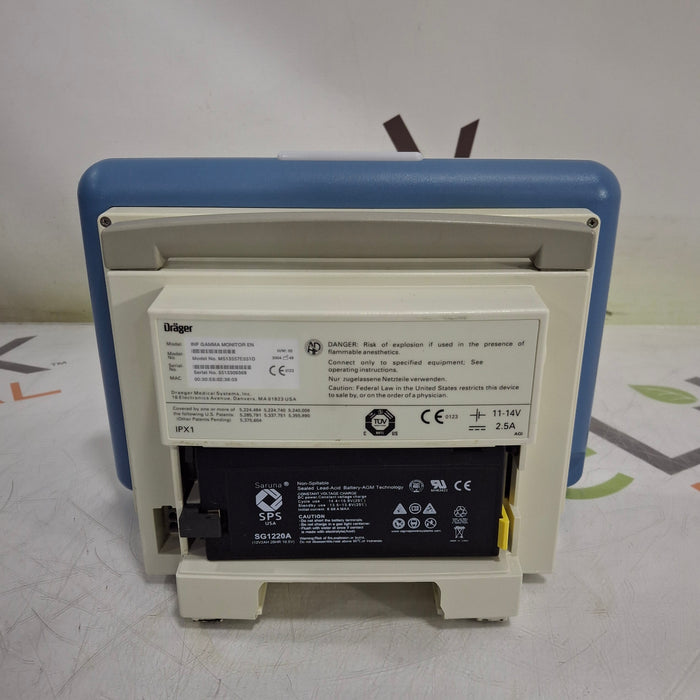 Draeger Medical Infinity Gamma Patient Monitor