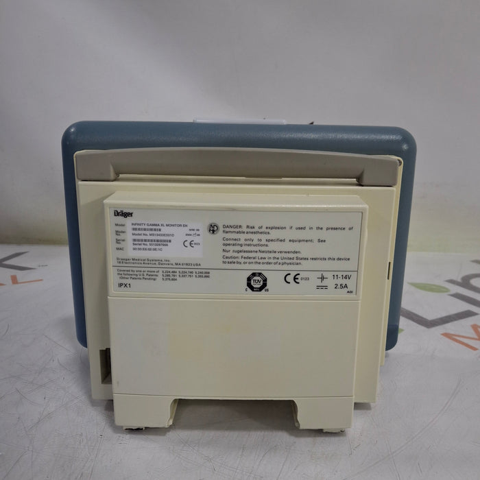 Draeger Medical Infinity Gamma XL Patient Monitor