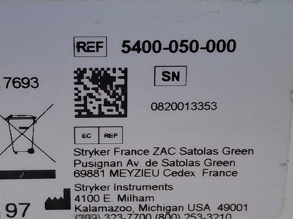 Stryker 5400-050 Core Powered Instrument Driver