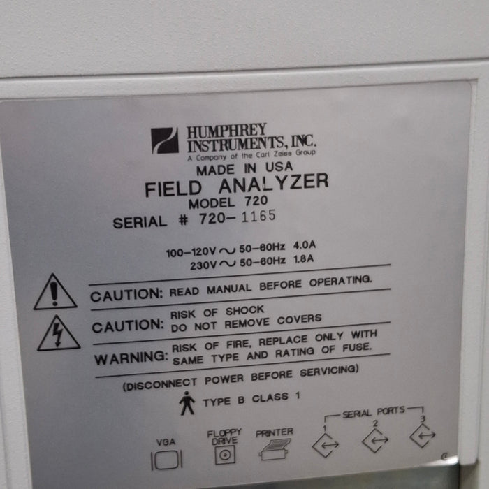 Carl Zeiss 720 Humphrey Field Analyzer