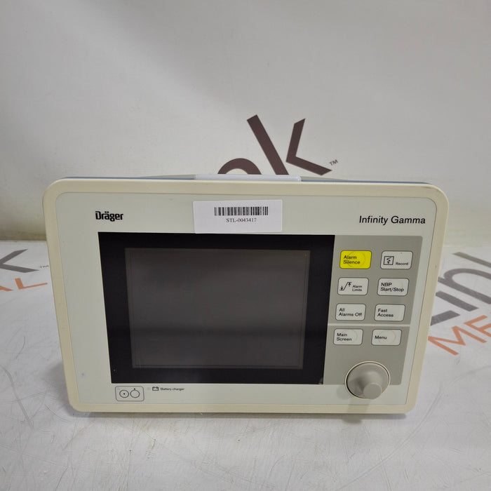 Draeger Medical Infinity Gamma Patient Monitor