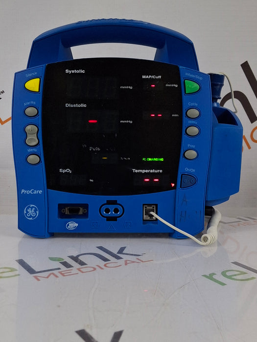 GE Healthcare Dinamap ProCare 400 Patient Monitor