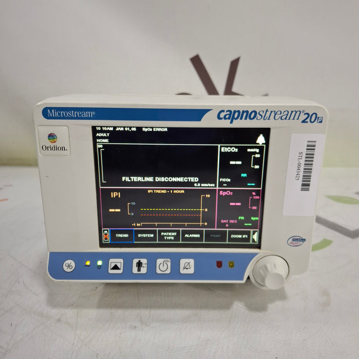 Oridion Capnostream 20P Capnography Monitor