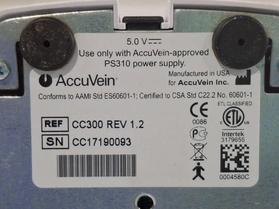 AccuVein CC300 AV300/400 Charging Cradle