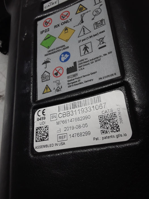 AirSep Corp Caire / Chart Industries Hi Flow Stroller Oxygen Machine