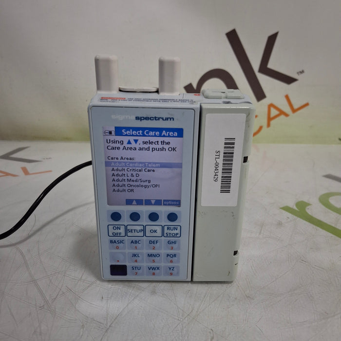Baxter Sigma Spectrum 6.05.13 with A/B/G/N Battery Infusion Pump
