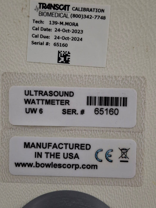 ABC Technologies Bowles UW 6 Ultrasound Wattmeter
