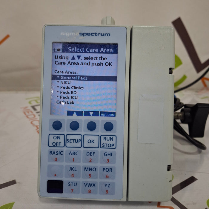 Baxter Sigma Spectrum 6.05.14 with B/G Battery Infusion Pump