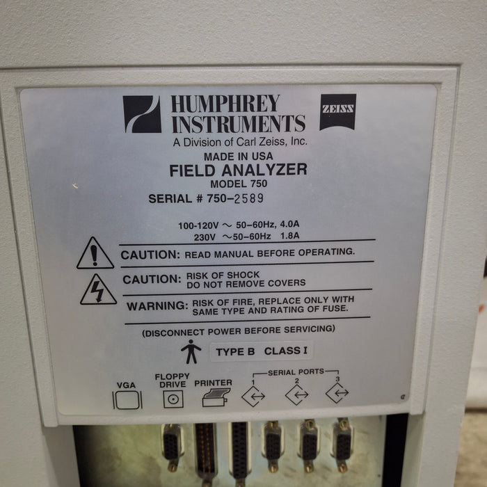 Carl Zeiss 750 Humphrey Field Analyzer