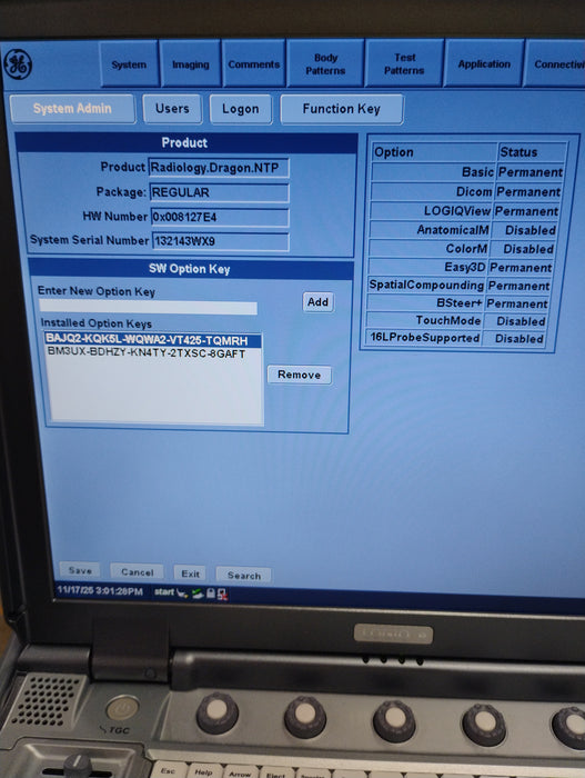 GE Healthcare Logiq e Ultrasound