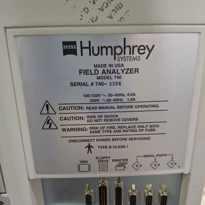 Carl Zeiss 740 Humphrey Field Analyzer