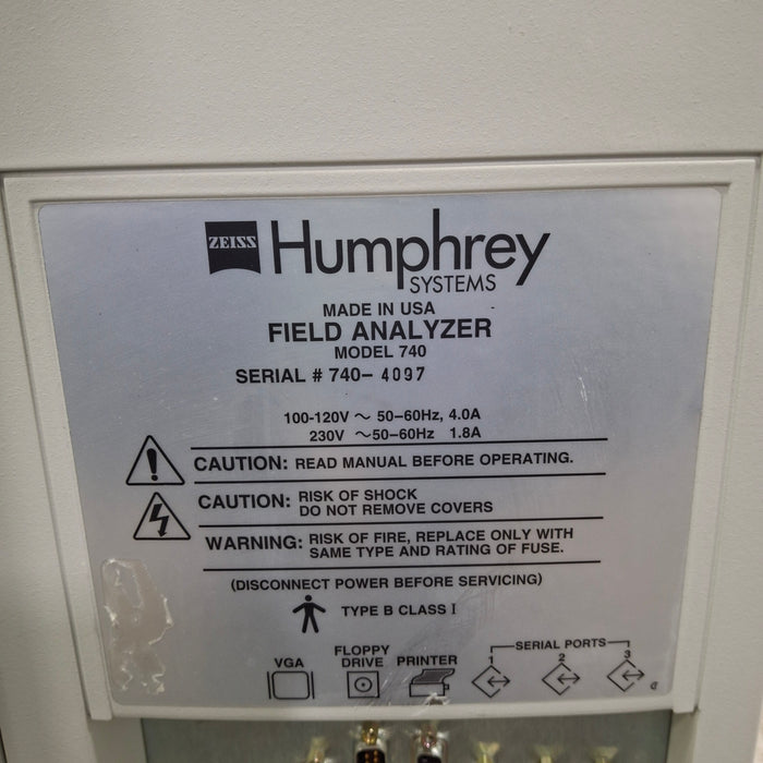 Carl Zeiss 740 Humphrey Field Analyzer