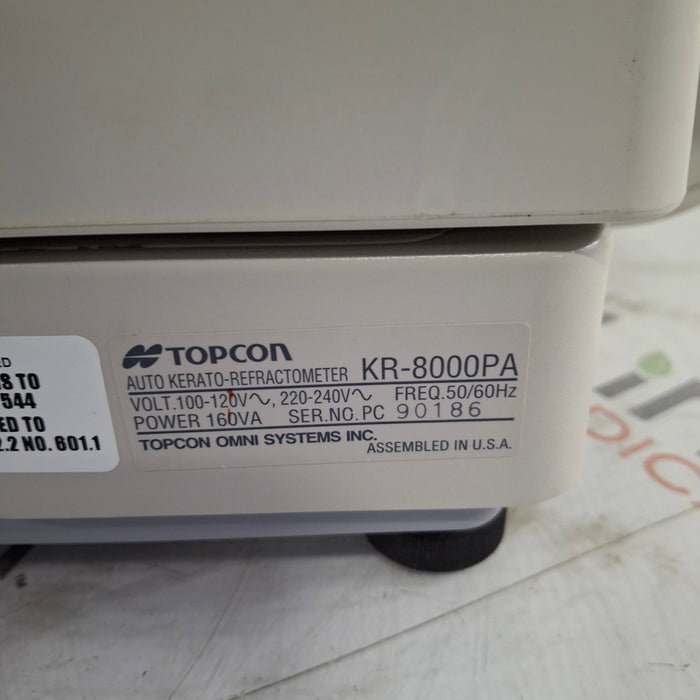 Topcon Medical KR-8000PA Auto Kerato-Refractometer