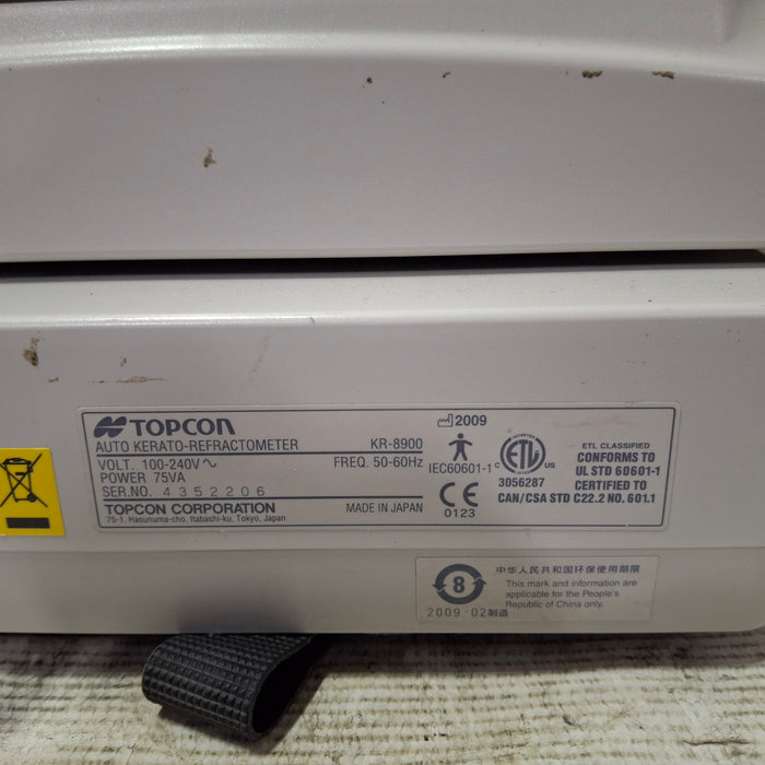 Topcon Medical KR-8900 Auto Kerato-Refractometer