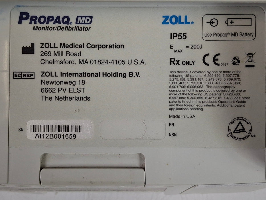 Zoll Propaq MD Vital Signs and Defibrillator