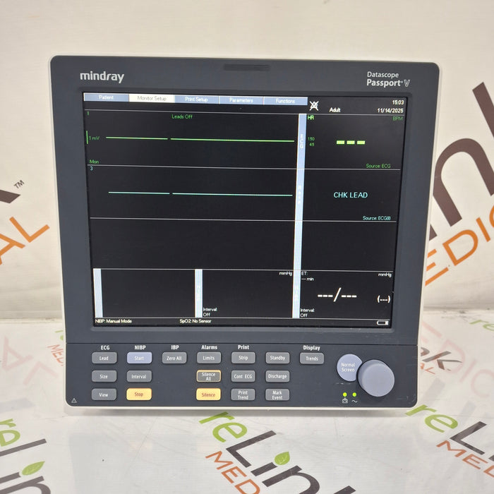 Mindray Passport V Patient Monitor