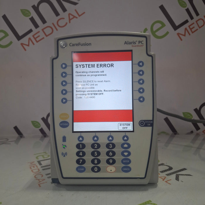 CareFusion Alaris 8015 Large Screen POC Infusion Pump