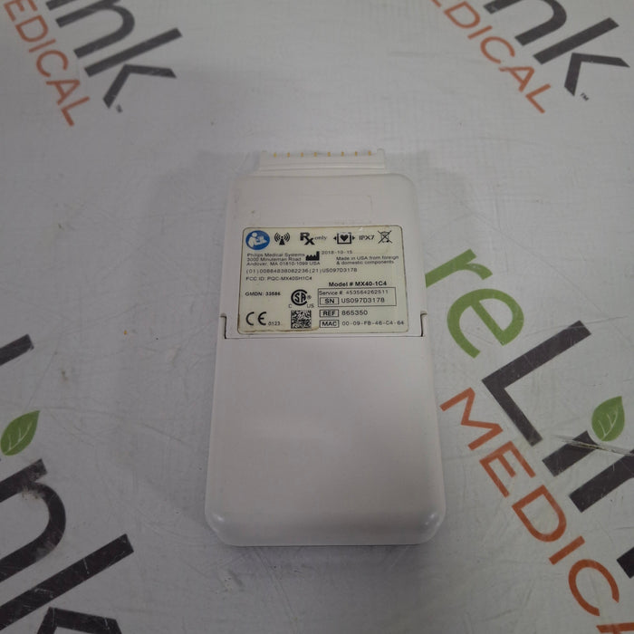 Philips MX40 1.4 ECG/SPO2 865350 Telemetry Transmitter