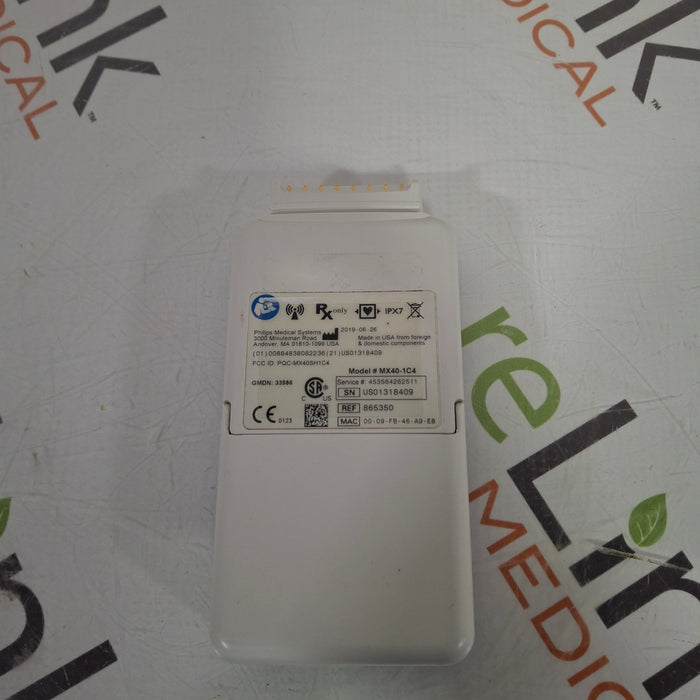 Philips MX40 1.4 ECG/SPO2 865350 Telemetry Transmitter