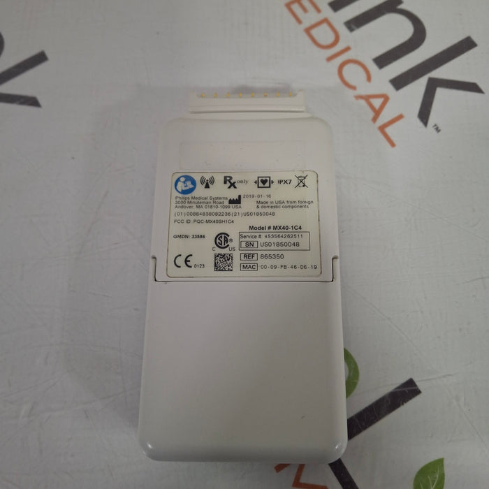 Philips MX40 1.4 ECG/SPO2 865350 Telemetry Transmitter