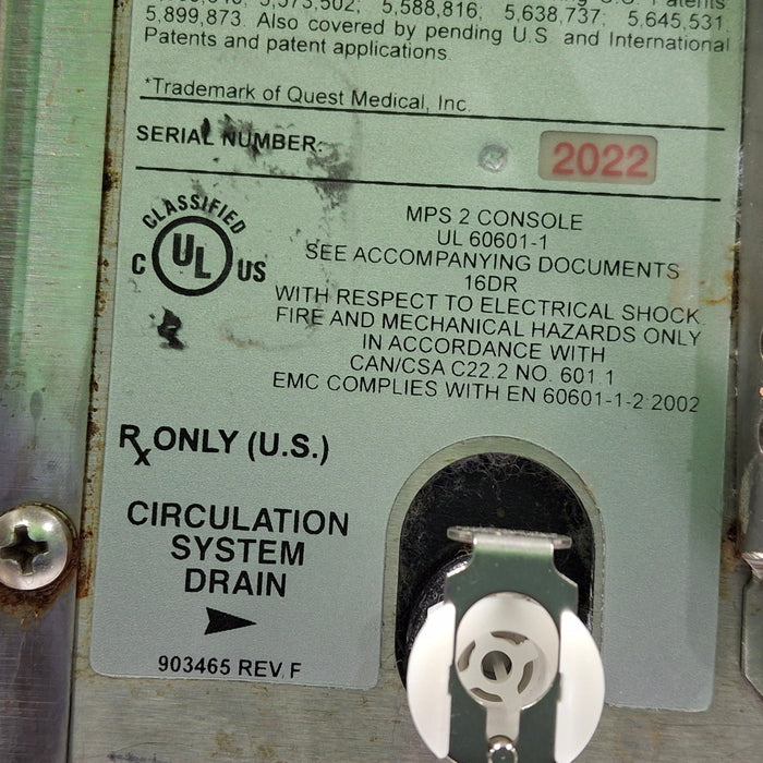 Quest Medical MPS 2 Myocardial Protection System 5201260