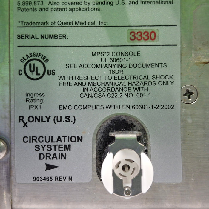 Quest Medical MPS 2 Myocardial Protection System 5201260