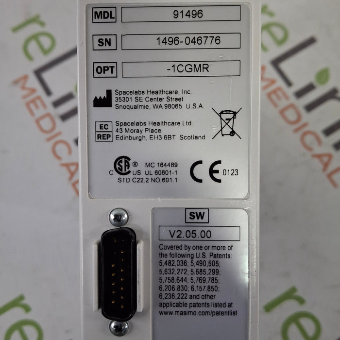 Spacelabs Healthcare 91496 Multiparameter Module