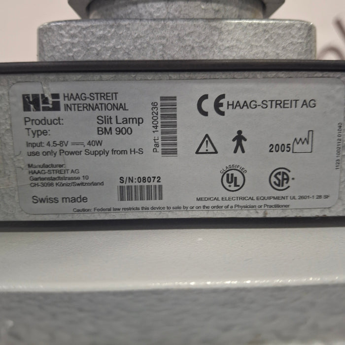 Haag-Streit BM 900 Slit Lamp