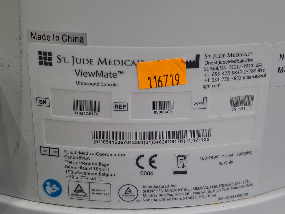St. Jude Medical, Inc. ViewMate Diagnostic Ultrasound
