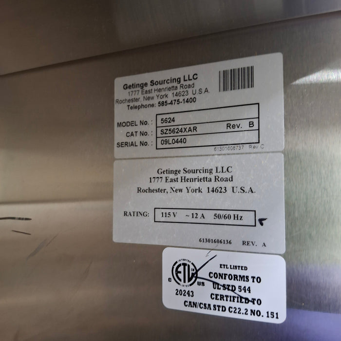 Getinge 5624 Warming Cabinet