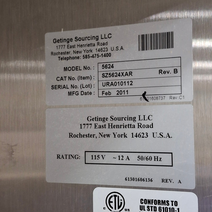 Getinge 5624 Warming Cabinet