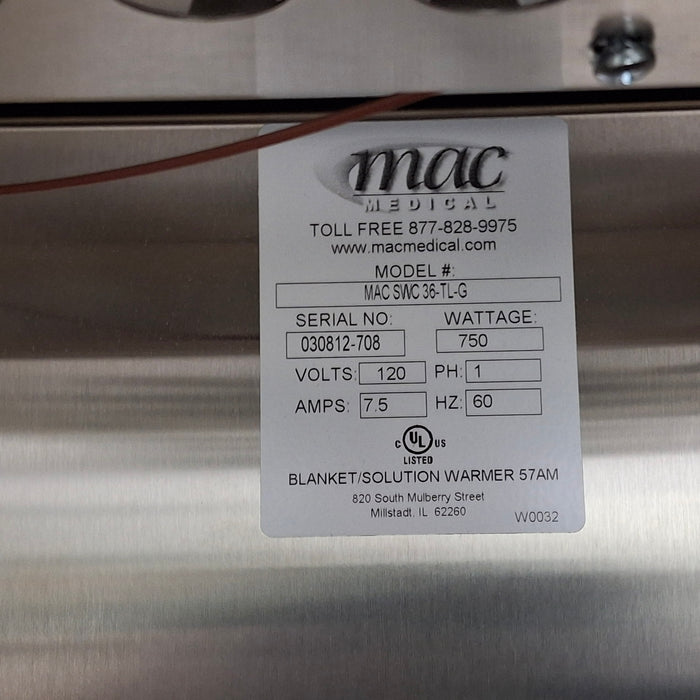 Mac Medical, Inc. SWC 36-G Warming Cabinet