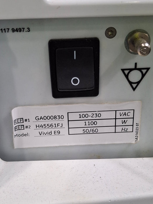 GE Healthcare Vivid E9 Ultrasound