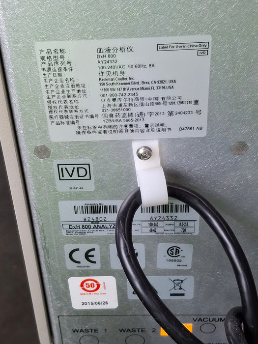 Beckman Coulter Unicel DxH 800 SlideStainer