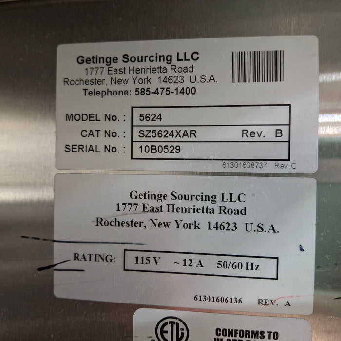 Getinge 5624 Warming Cabinet