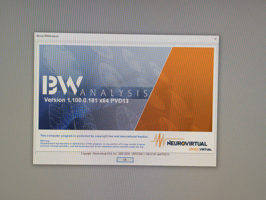 Neurovirtual Usa, Inc. SleepVirtual BWIII Plus Sleep Diagnostic System