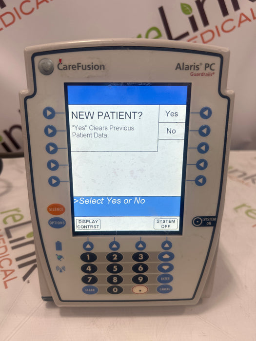 CareFusion Alaris 8015 Large Screen POC Infusion Pump