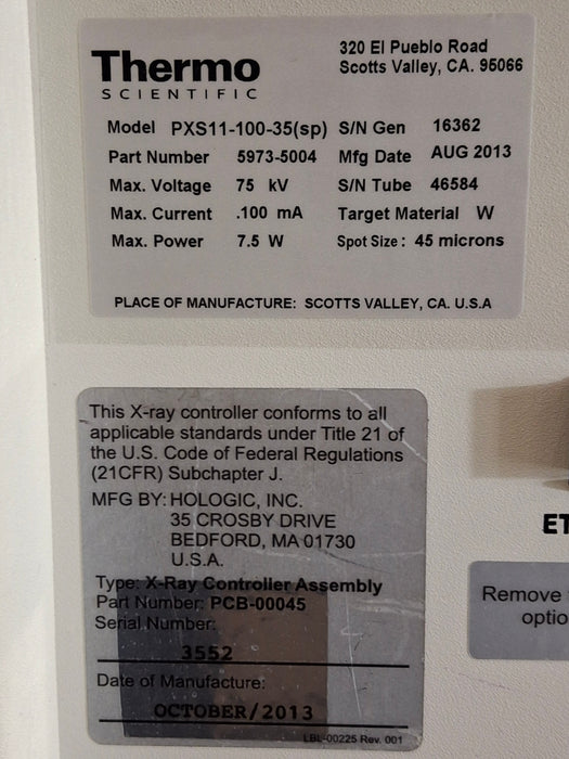 Hologic, Inc. InSight Fluoroscan FD C-Arm