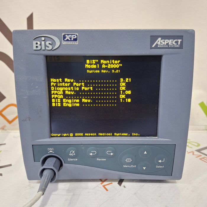 Aspect Medical Systems A-2000 Bispectral Index Monitor