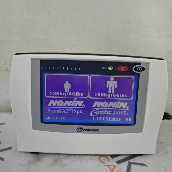 Nonin Medical LifeSense LS1-9R Capnography/Pulse Oximeter monitor