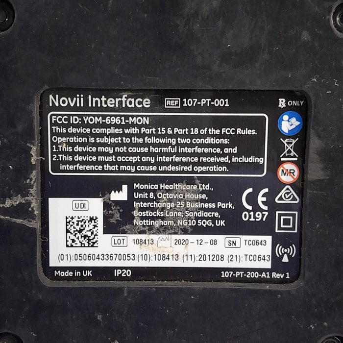 Monica Healthcare Limited 107-PT-001 Fetal Monitor