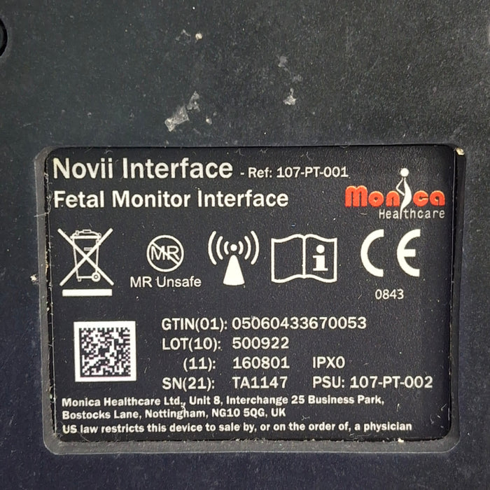 Monica Healthcare Limited 107-PT-001 Fetal Monitor