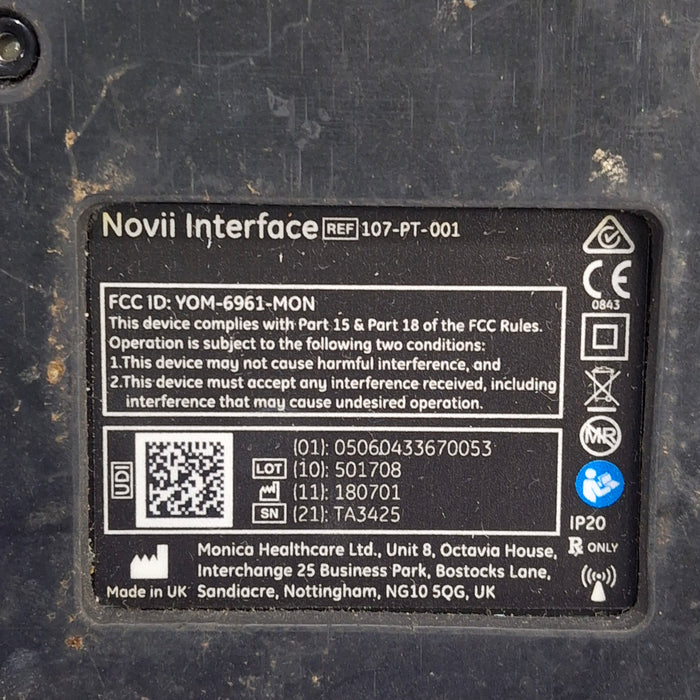 Monica Healthcare Limited 107-PT-001 Fetal Monitor