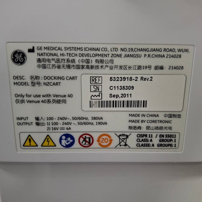 GE Healthcare Venue 40 Ultrasound