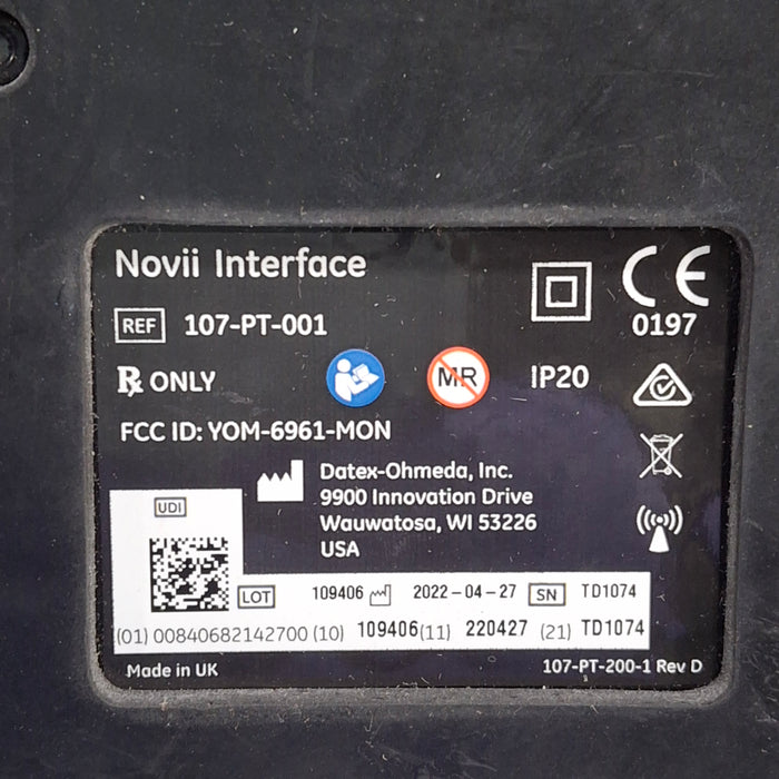 Monica Healthcare Limited 107-PT-001 Fetal Monitor